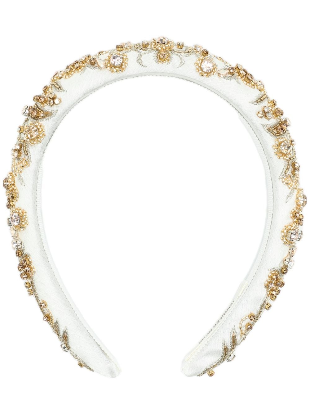 Jennifer Behr crystal-embellished headband - Brown von Jennifer Behr