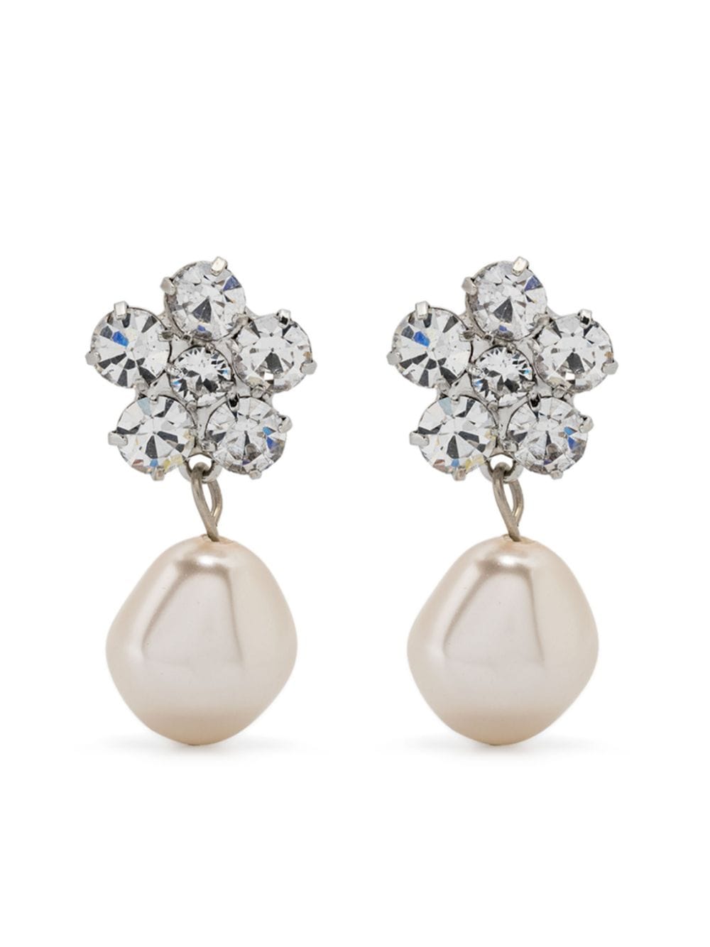 Jennifer Behr faux-pearl drop earrings - Silver von Jennifer Behr