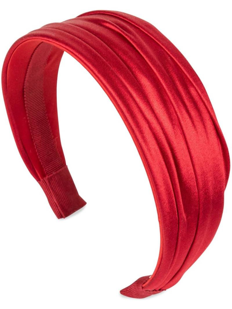 Jennifer Behr Natasha silk headband - Red von Jennifer Behr