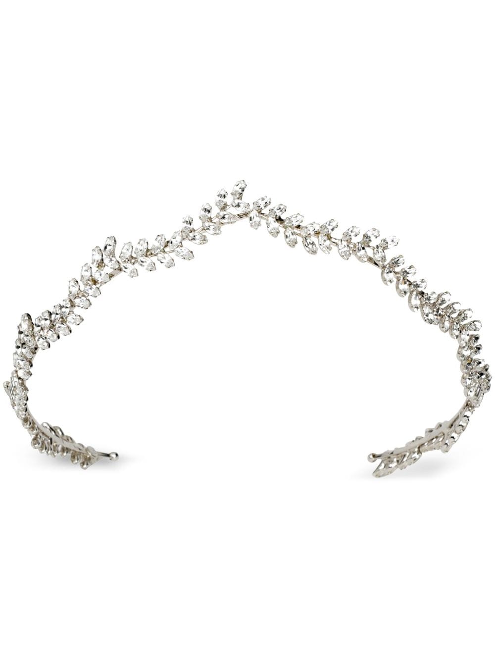 Jennifer Behr swarovski crystal headband - White von Jennifer Behr