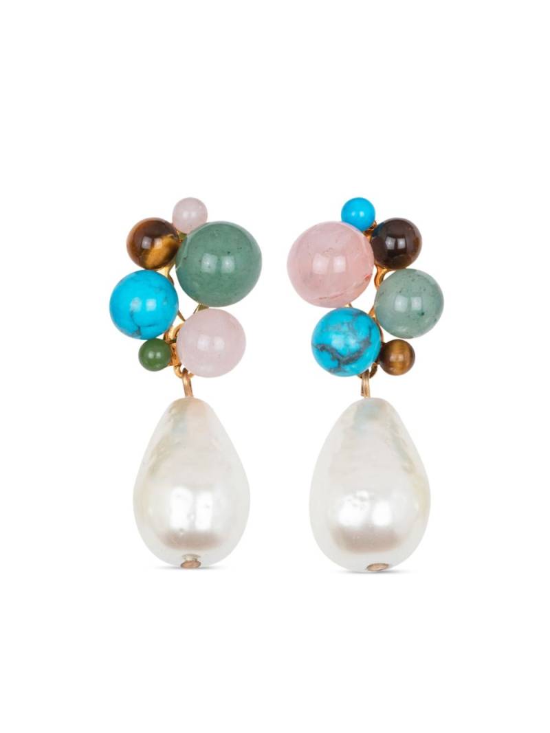 Jennifer Behr x Julia Berolzheimer Cove earrings - White von Jennifer Behr