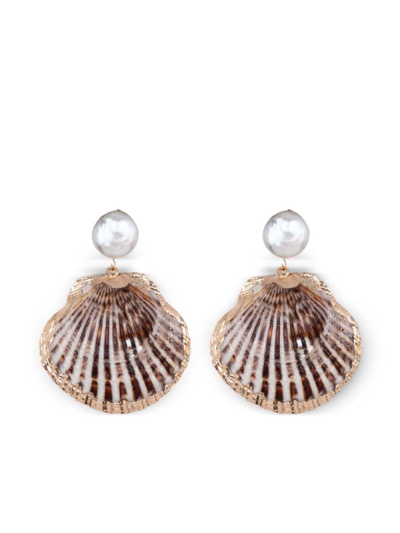 Jennifer Behr x Julia Berolzheimer Folly earrings - White von Jennifer Behr