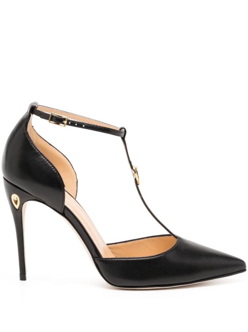 Jennifer Chamandi Donato 100mm pointed-toe pumps - Black von Jennifer Chamandi