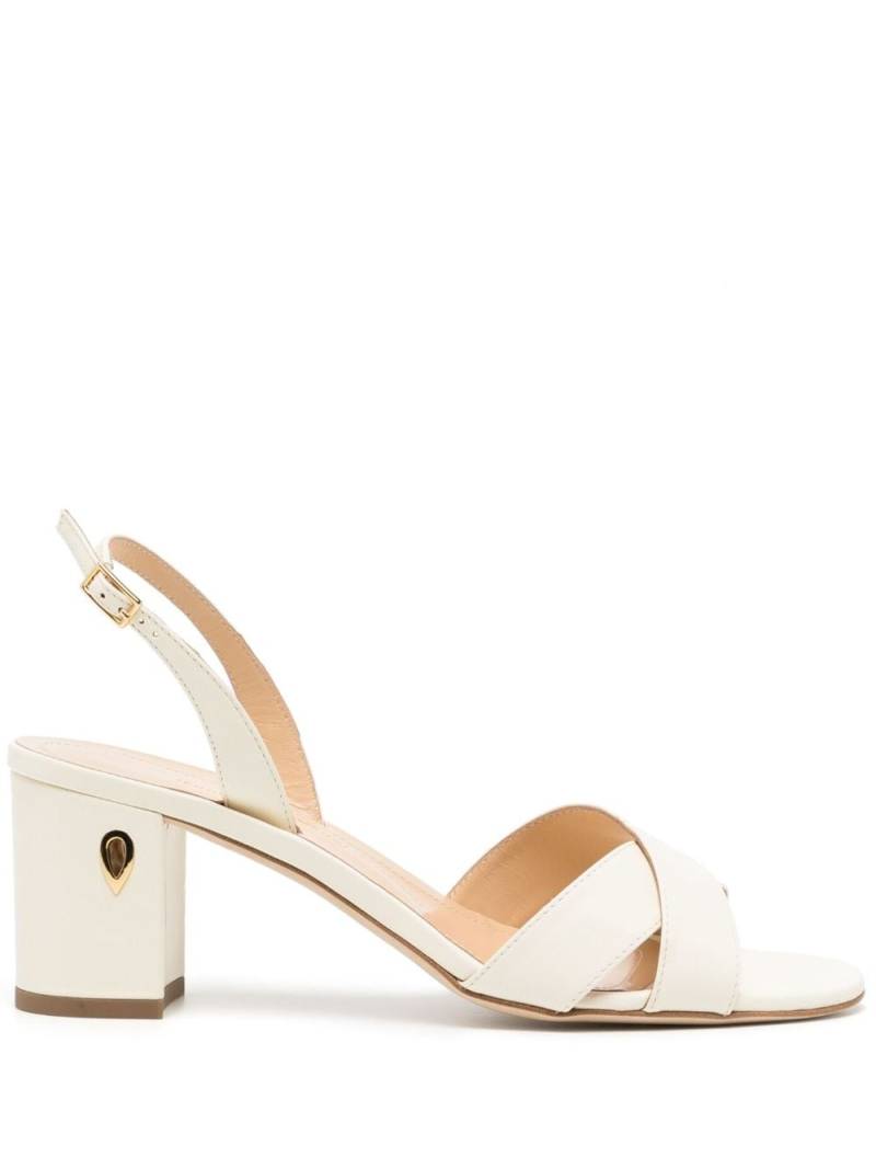 Jennifer Chamandi Leonardo 65mm leather sandals - White von Jennifer Chamandi