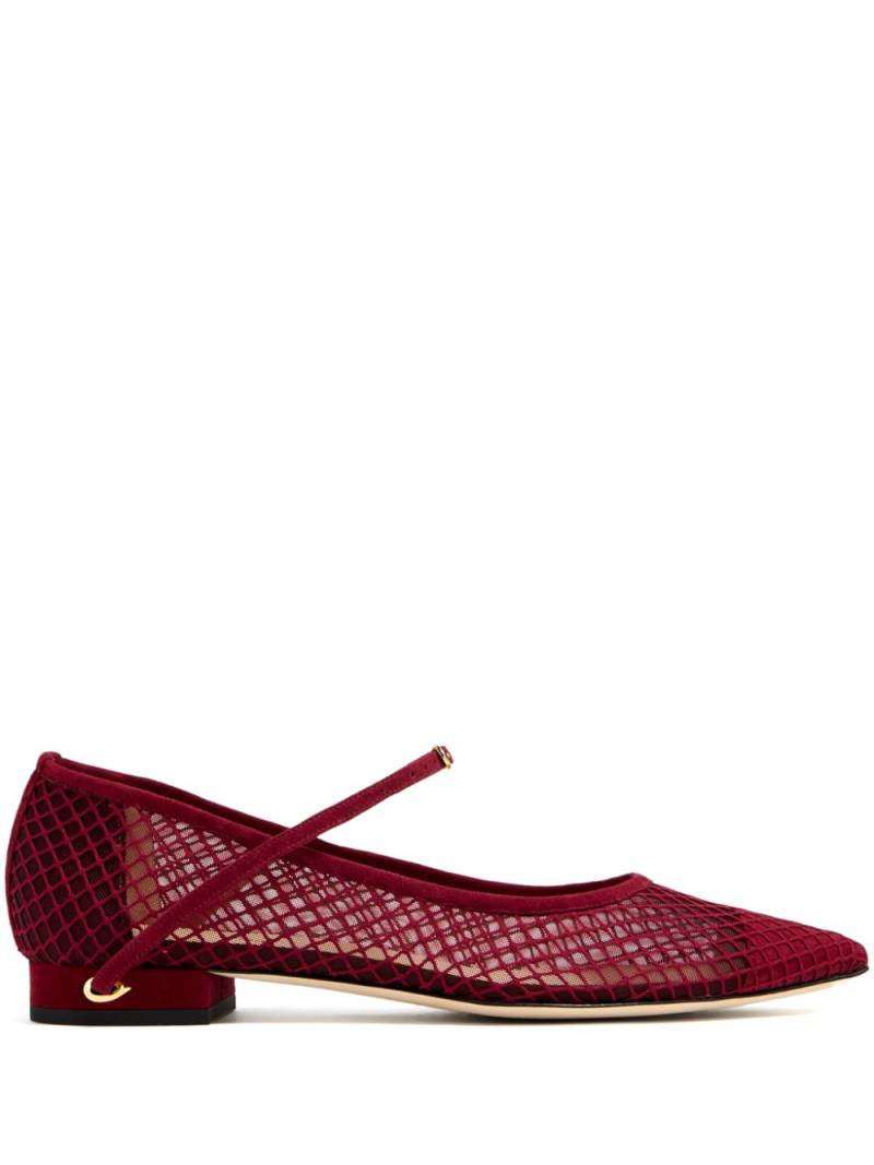 Jennifer Chamandi Lorenzo ballerina shoes - Red von Jennifer Chamandi