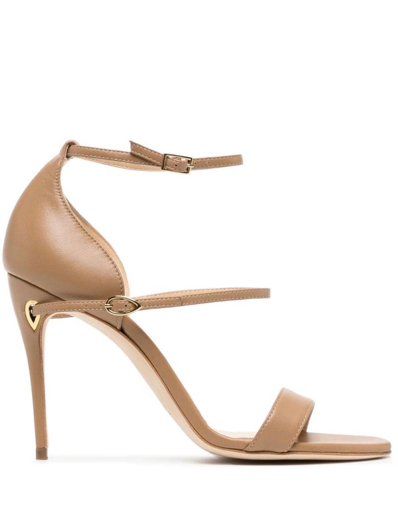 Jennifer Chamandi Rolando 105mm leather sandals - Neutrals von Jennifer Chamandi