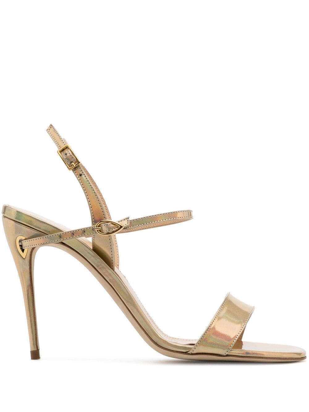 Jennifer Chamandi Tommaso 105mm leather sandals - Gold von Jennifer Chamandi