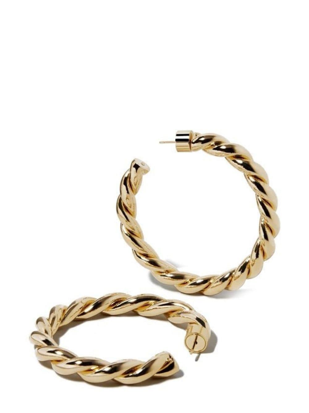 Jennifer Fisher Lilly twisted hoop earrings - Gold von Jennifer Fisher