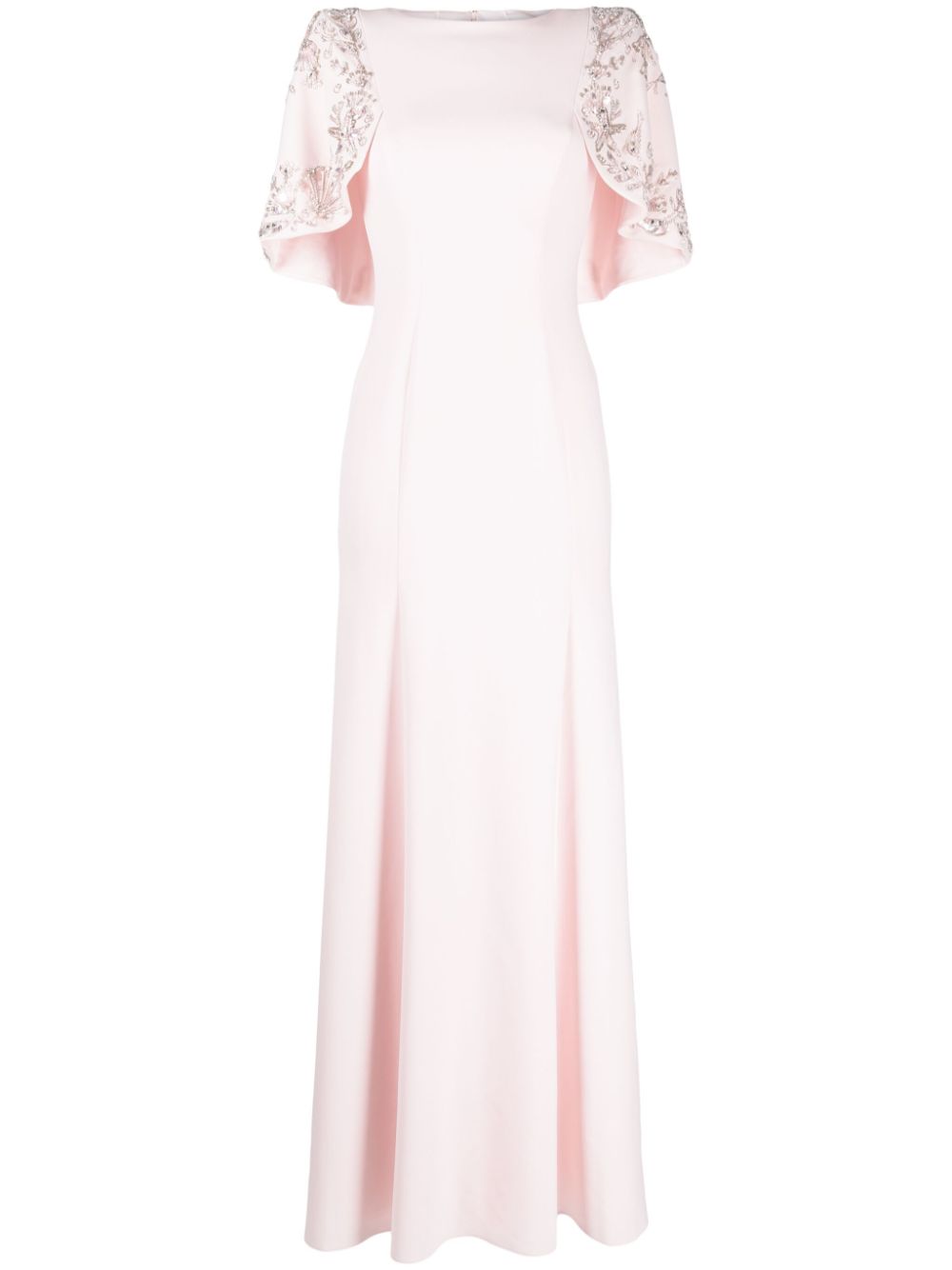 Jenny Packham Anemone bead-embellished maxi dress - Pink von Jenny Packham