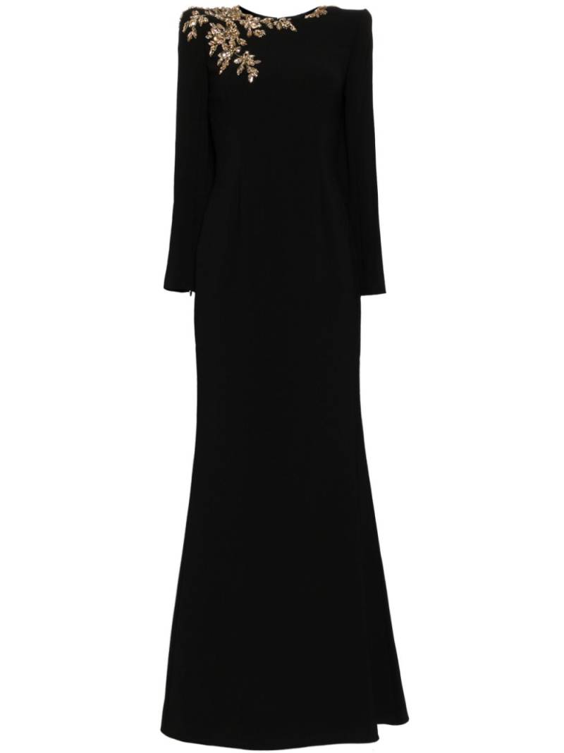 Jenny Packham Angel Eyes crystal-embellished gown - Black von Jenny Packham