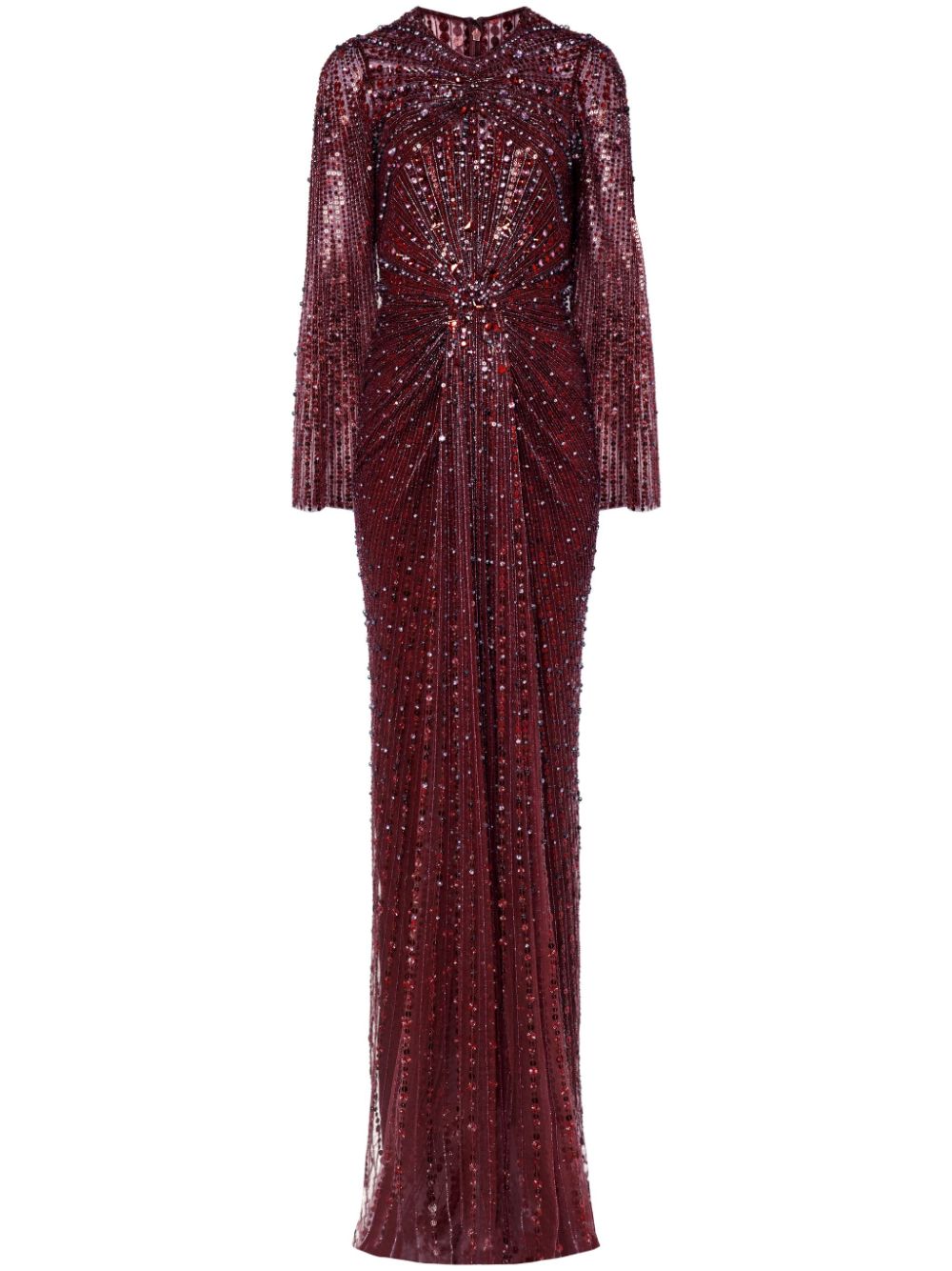 Jenny Packham Anja sequin-embellished gown - Red von Jenny Packham