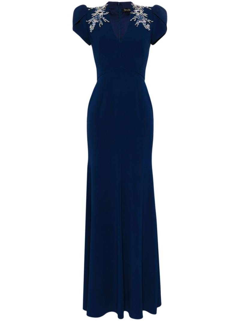 Jenny Packham Aries crystal-embellished gown - Blue von Jenny Packham