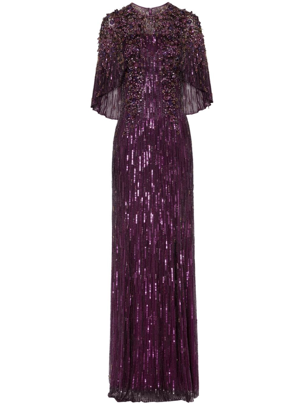 Jenny Packham Astra long dress - Purple von Jenny Packham