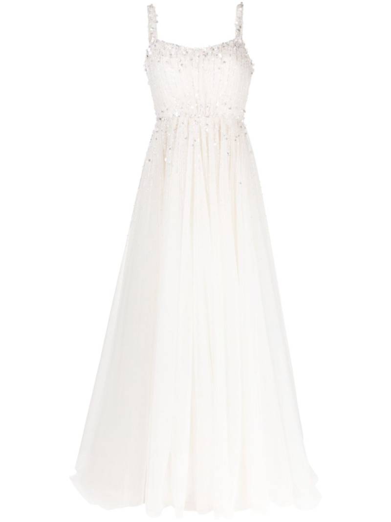 Jenny Packham Astrid embellished-tulle bridal gown - White von Jenny Packham