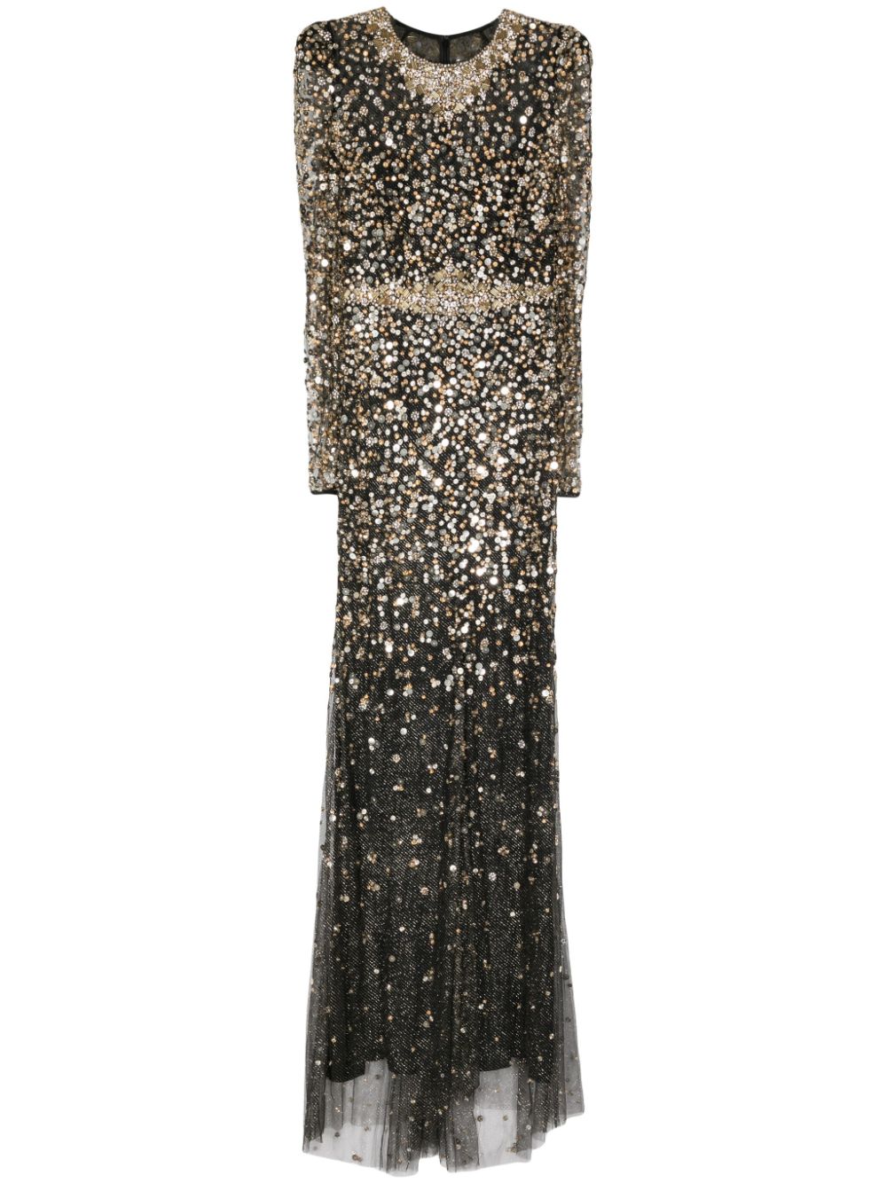 Jenny Packham Aura beaded gown - Black von Jenny Packham