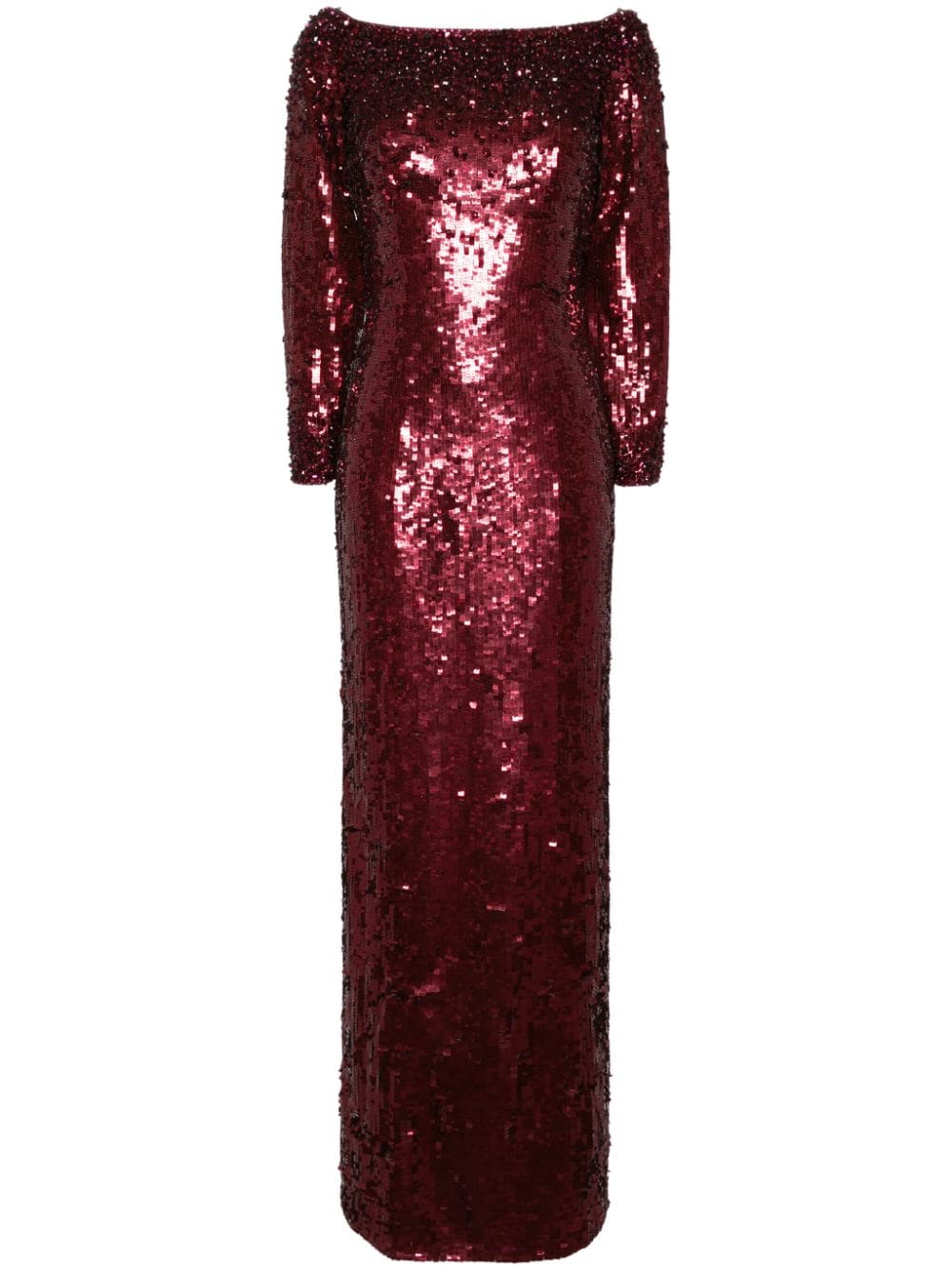 Jenny Packham Ballroom Blitz sequined gown - Red von Jenny Packham