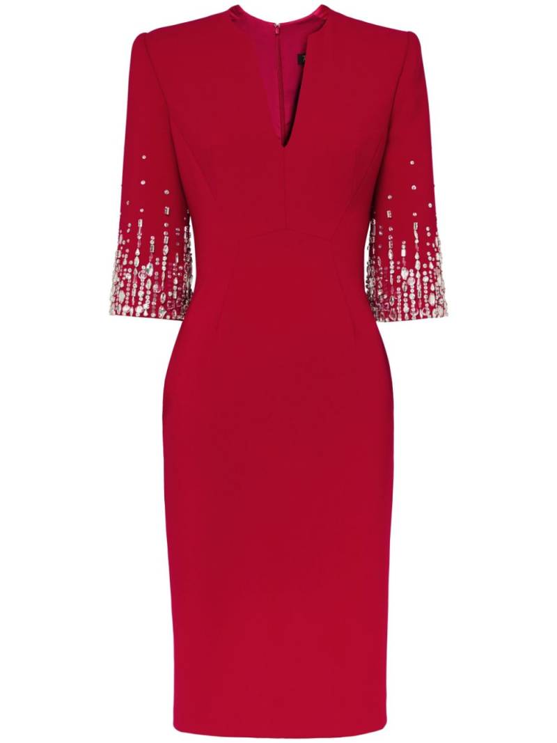 Jenny Packham Biela midi dress - Red von Jenny Packham