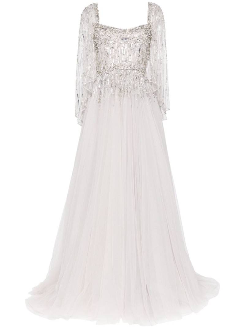 Jenny Packham Bunny Blooms sequin-embellished gown - Grey von Jenny Packham