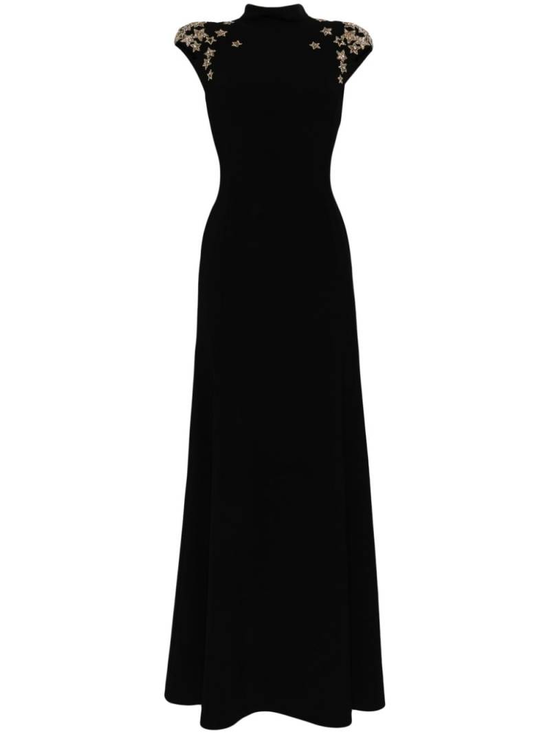 Jenny Packham Comet embroidered-stars gwon - Black von Jenny Packham