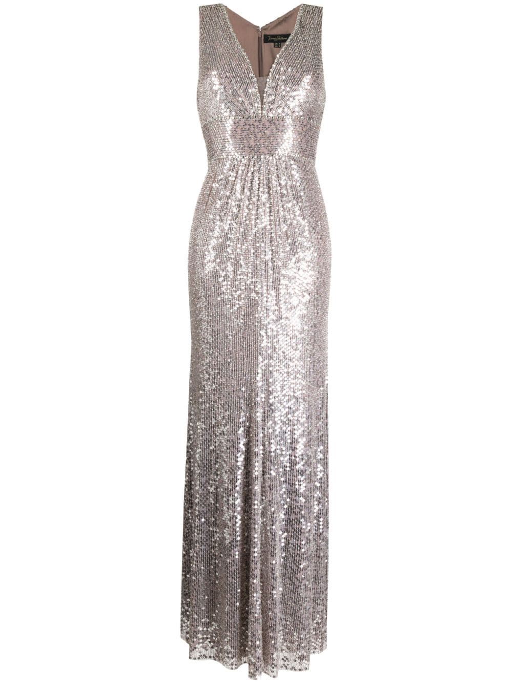 Jenny Packham Cygnet sequinned maxi dress - Neutrals von Jenny Packham