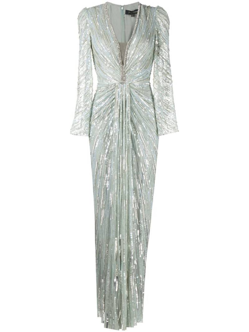 Jenny Packham Darcy sequin-embellished dress - Green von Jenny Packham