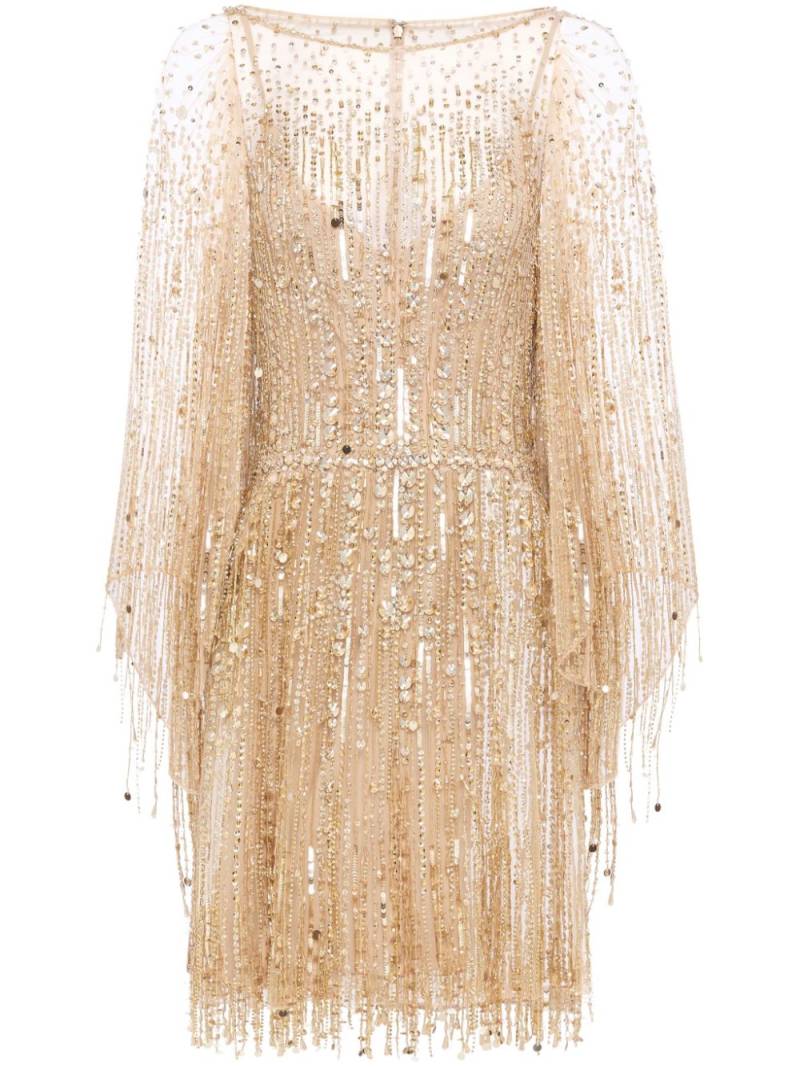 Jenny Packham Dazzle mini dress - Gold von Jenny Packham