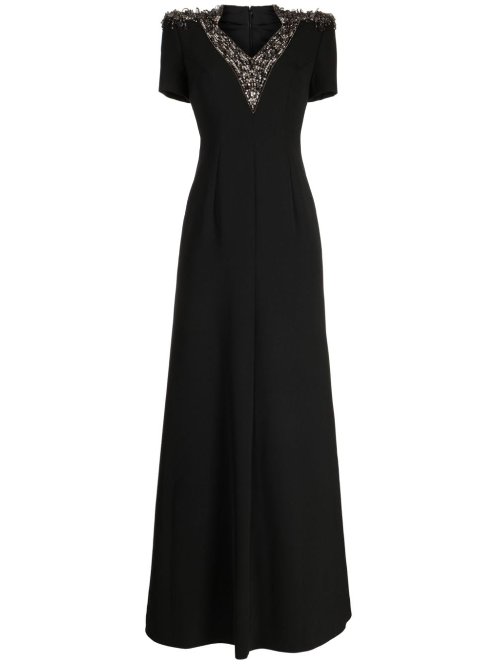 Jenny Packham Dune sequin-embellished maxi dress - Black von Jenny Packham