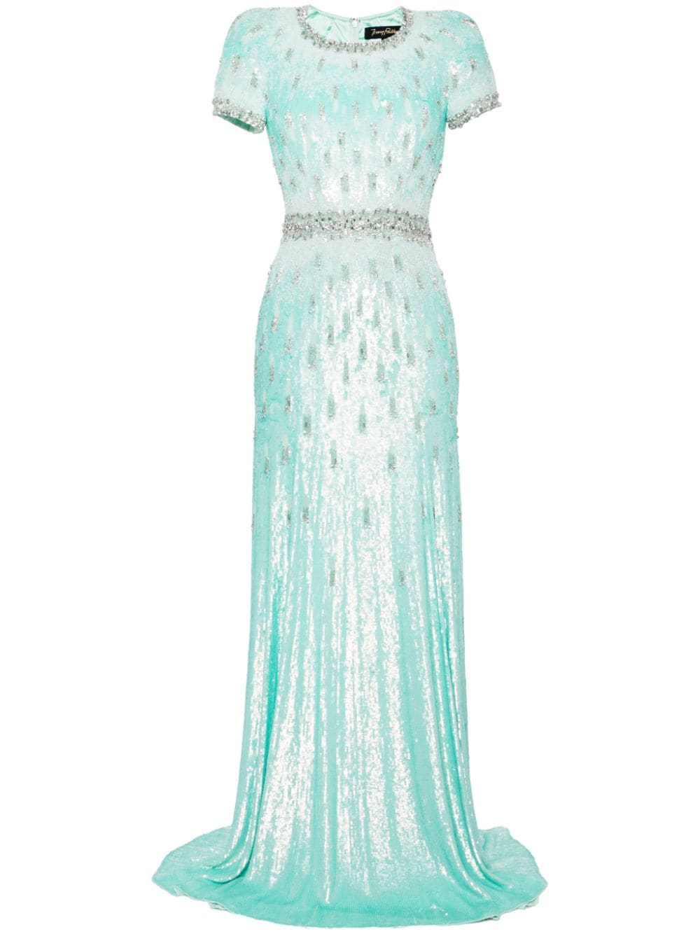 Jenny Packham Greta sequinned gown - Green von Jenny Packham