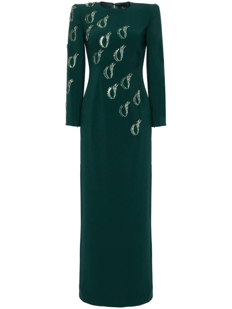 Jenny Packham Jealous crystal-embellished gown - Green von Jenny Packham