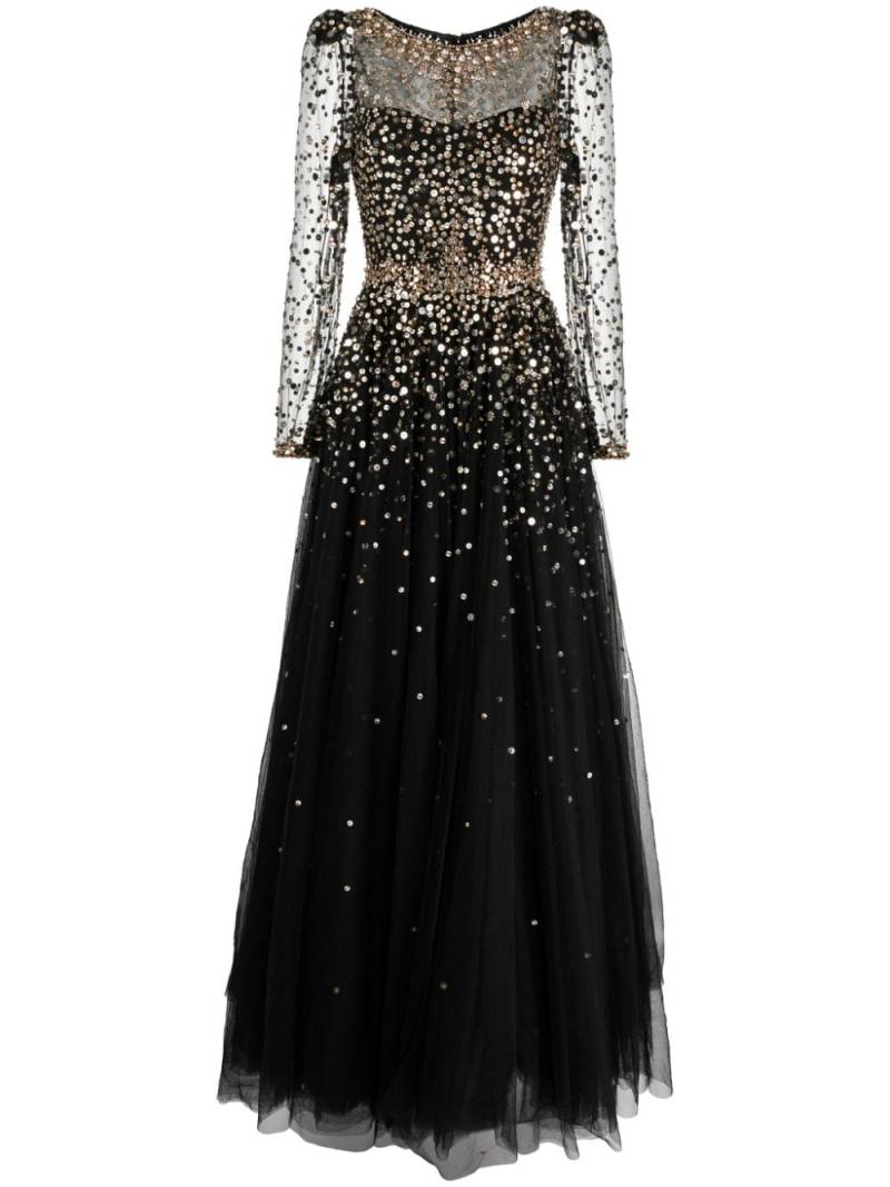 Jenny Packham Kuda embellished gown - Black von Jenny Packham