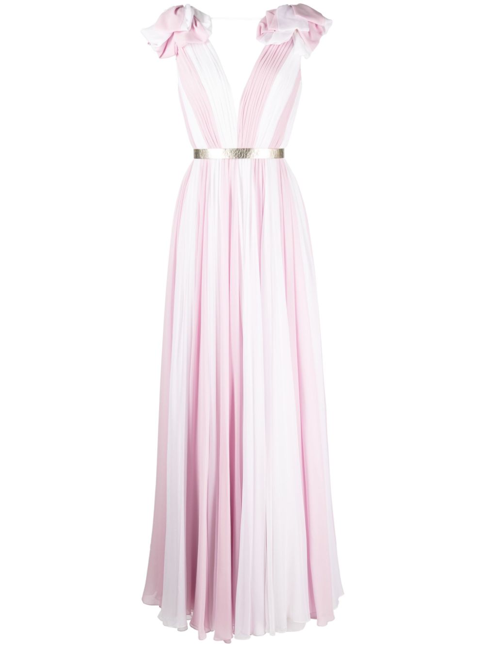 Jenny Packham Laguna silk maxi dress - White von Jenny Packham