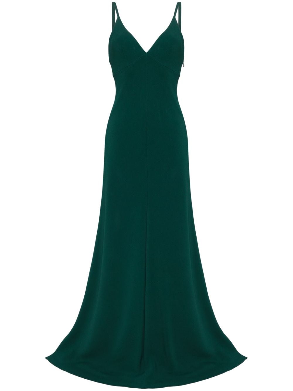 Jenny Packham Lola V-neck gown - Green von Jenny Packham