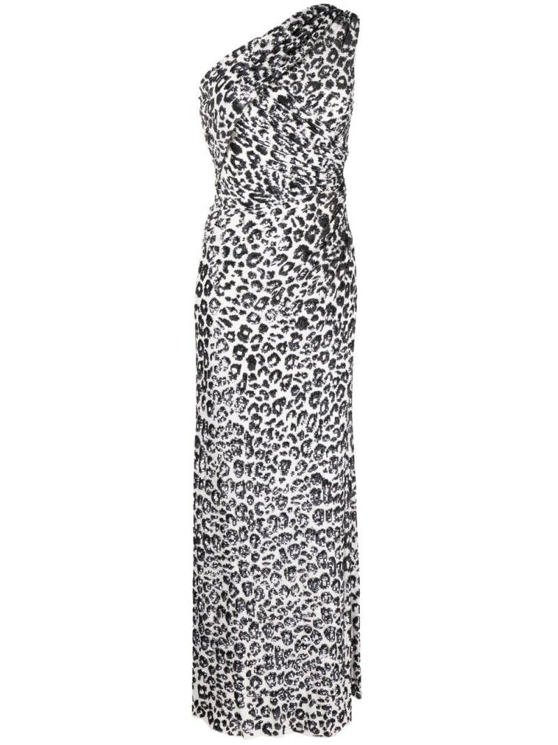 Jenny Packham Mara one-shoulder gown - White von Jenny Packham