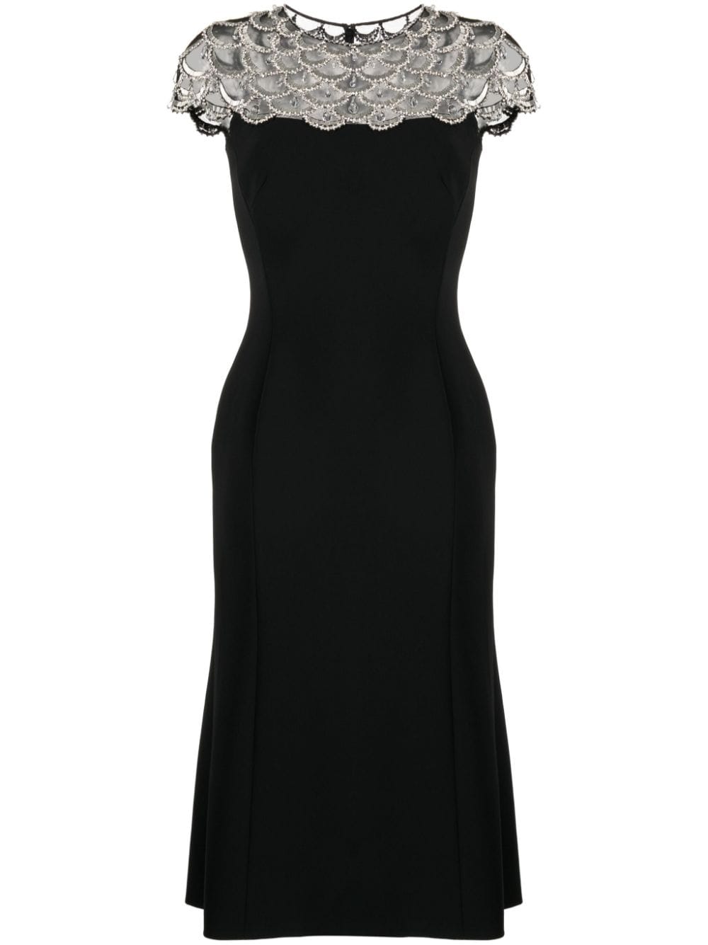 Jenny Packham Melody bead-embellished midi dress - Black von Jenny Packham