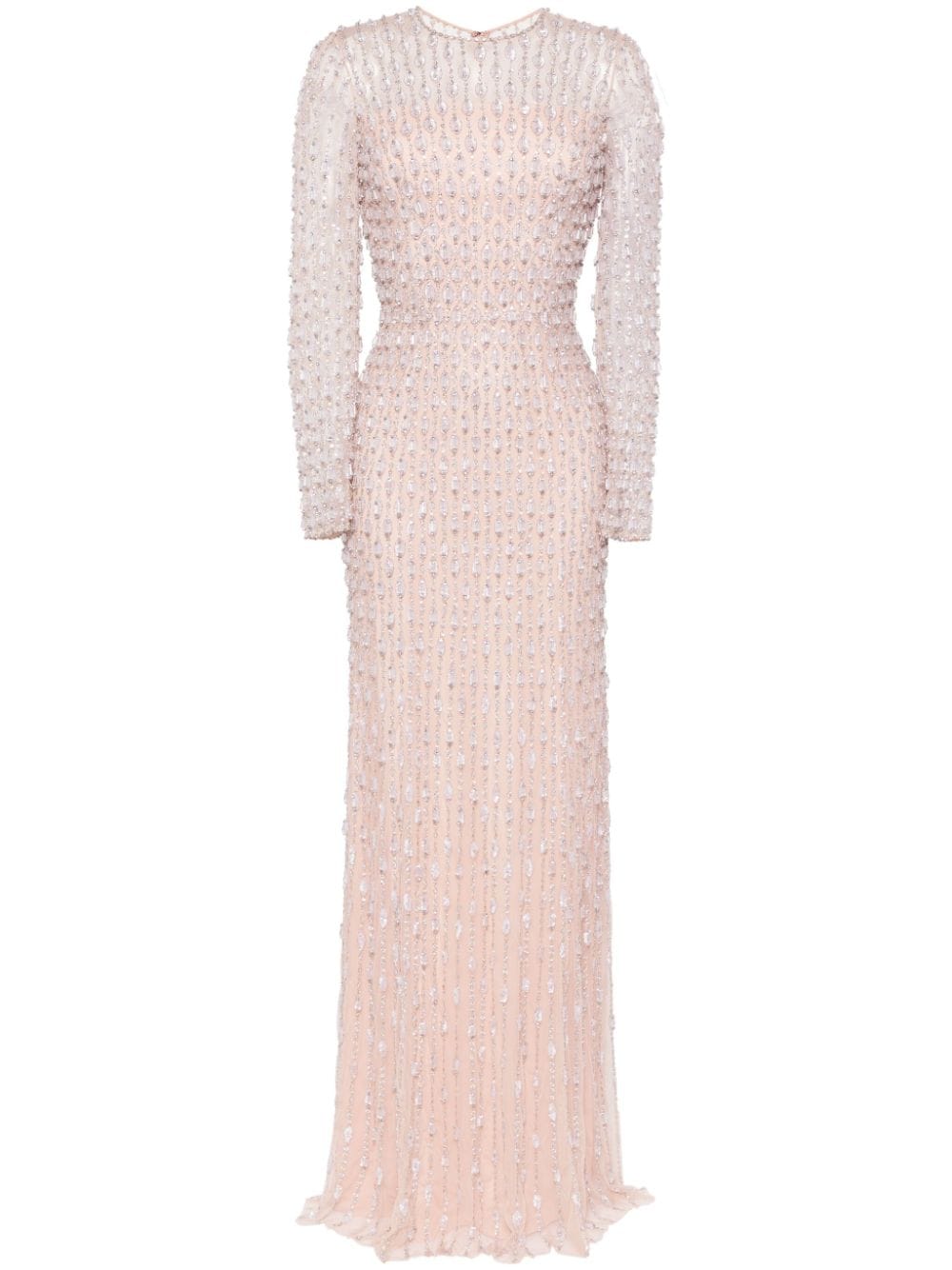 Jenny Packham Nova crystal-embellished gown - Neutrals von Jenny Packham