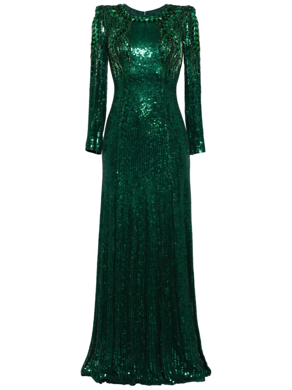 Jenny Packham Paloma sequin-embellished gown - Green von Jenny Packham