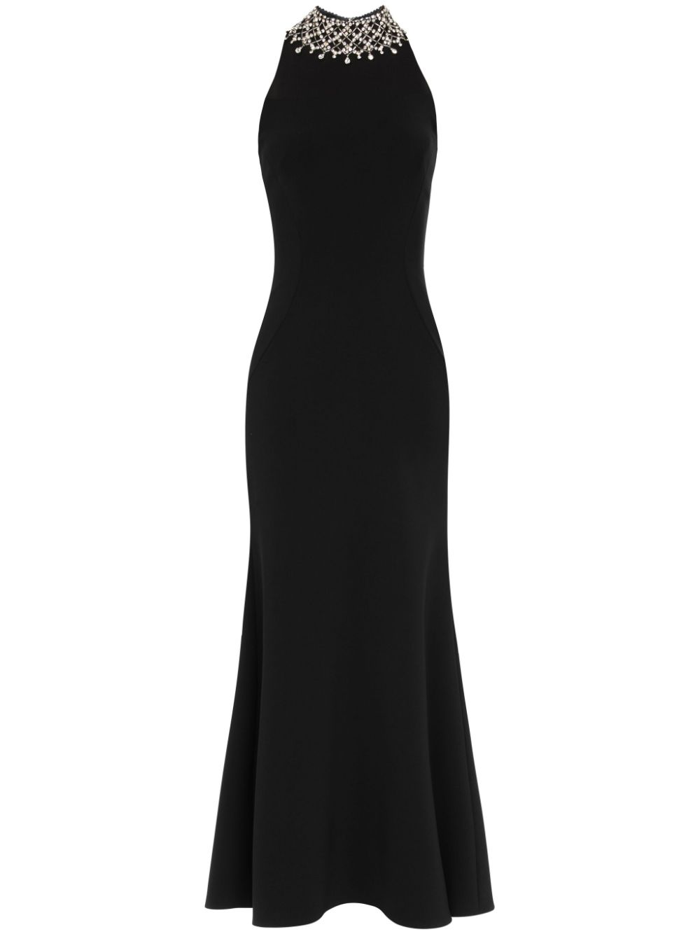 Jenny Packham Pechora crystal-embellished midi dress - Black von Jenny Packham