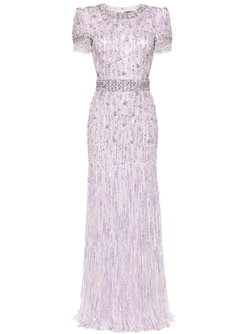 Jenny Packham Roxy sequin-embellished gown - Purple von Jenny Packham