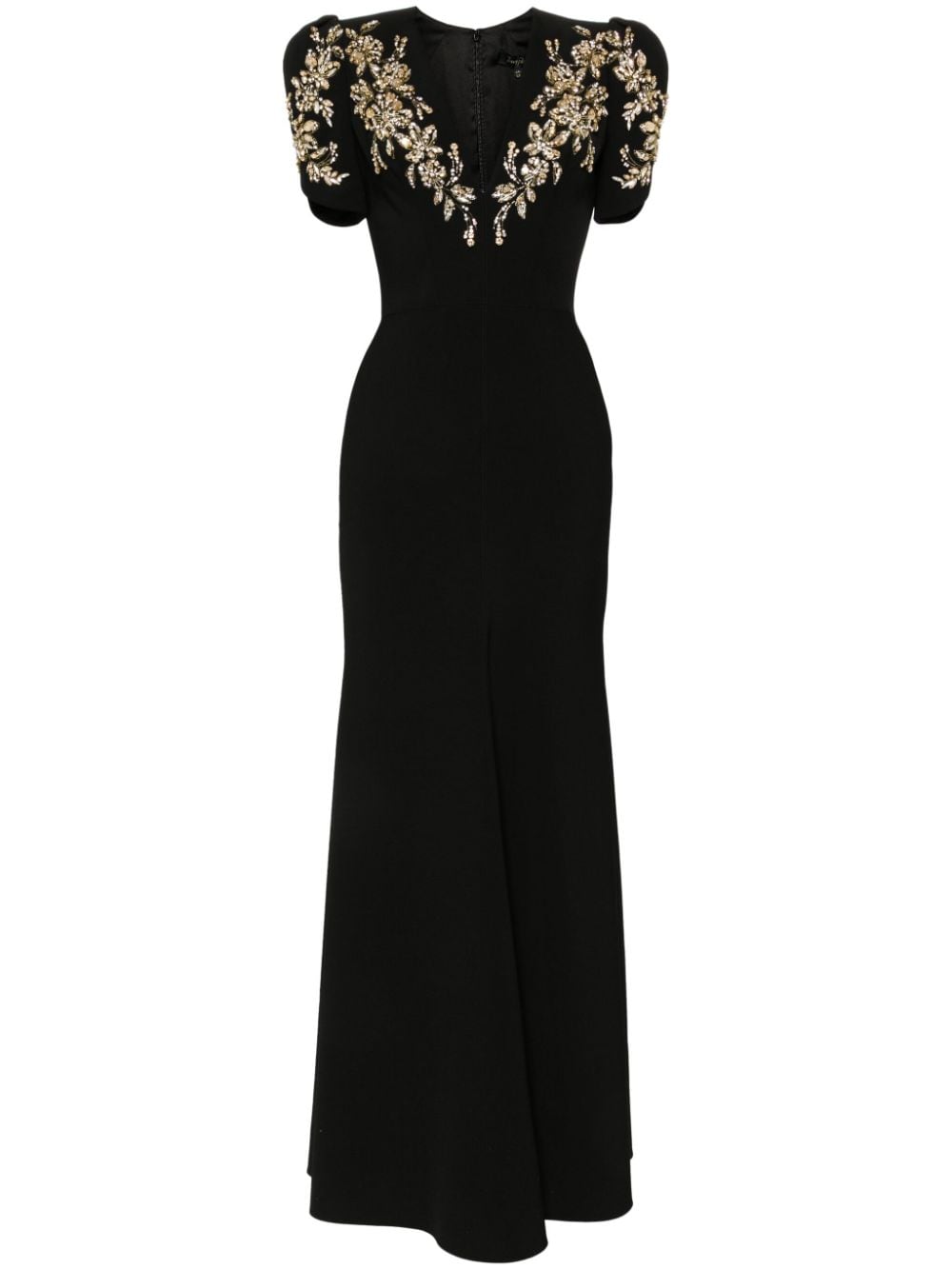 Jenny Packham Serenade bead-embellished gown - Black von Jenny Packham