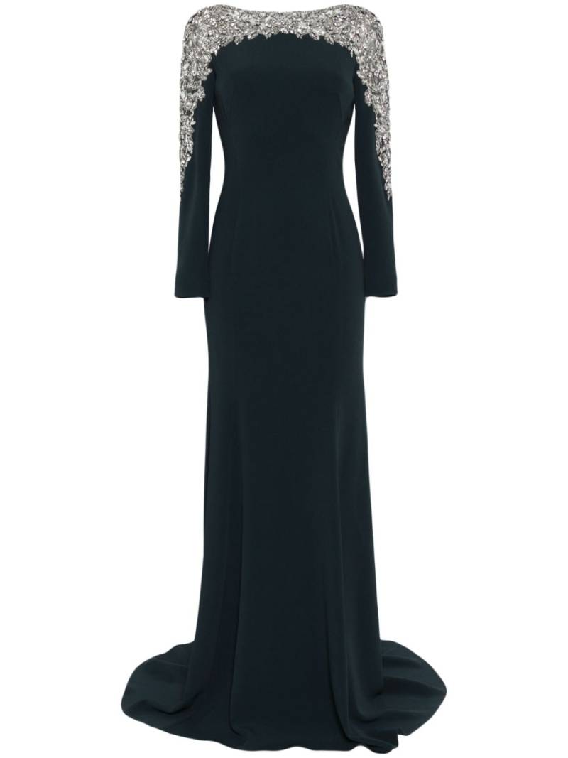 Jenny Packham Solstice crystal-embellished gown - Grey von Jenny Packham