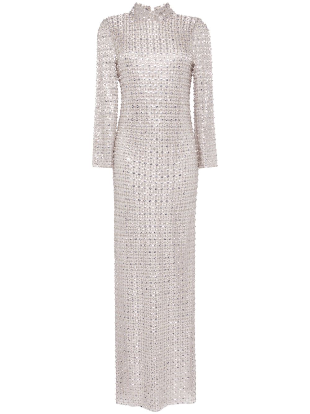 Jenny Packham Star Gazer crystal-embellished gown - Grey von Jenny Packham