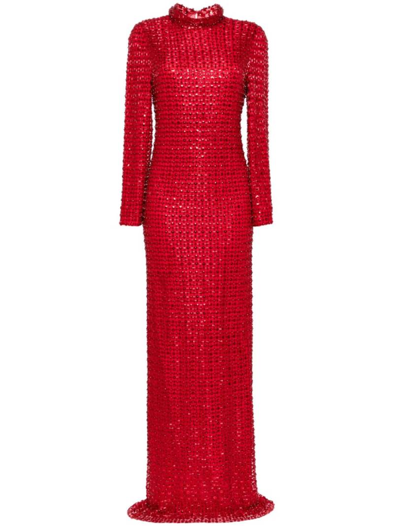 Jenny Packham Star Gazer crystal-embellished gown - Red von Jenny Packham