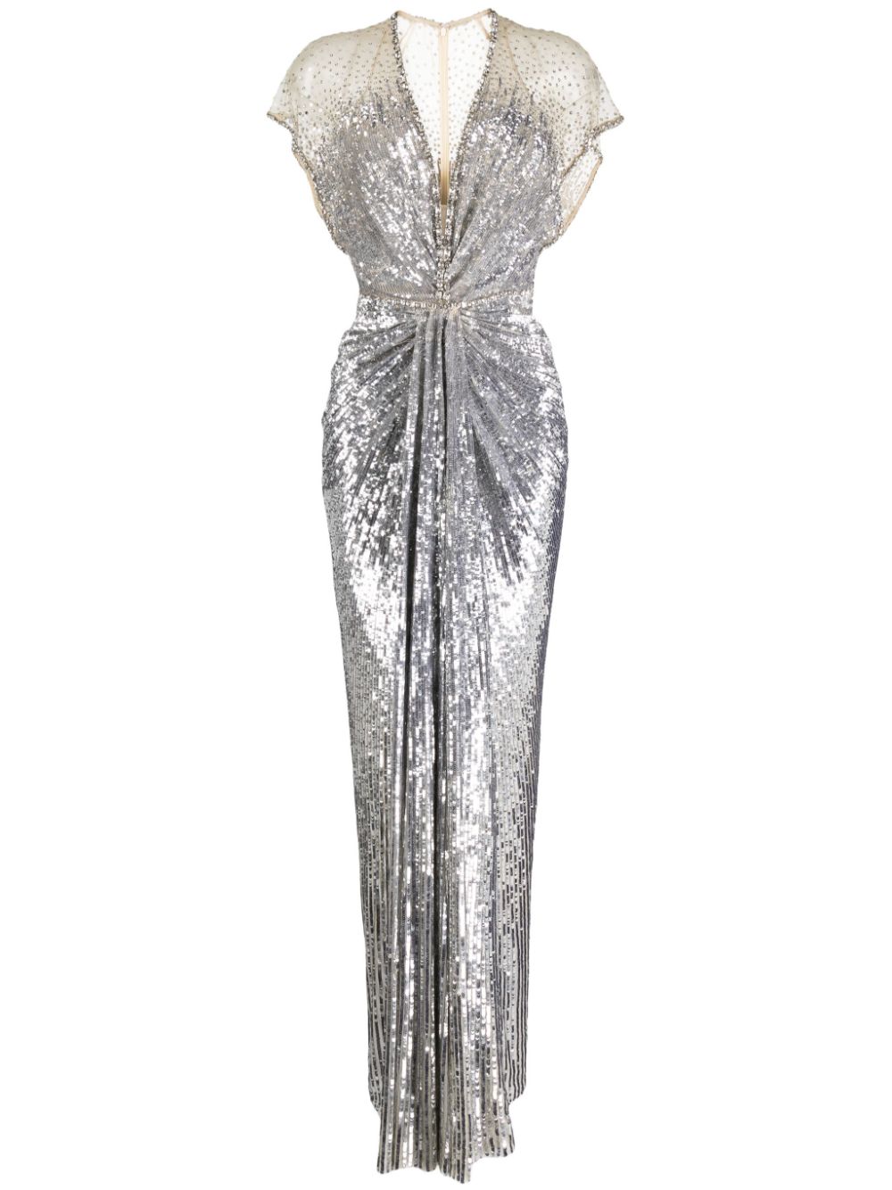 Jenny Packham Stardust sequin-embellished dress - Silver von Jenny Packham