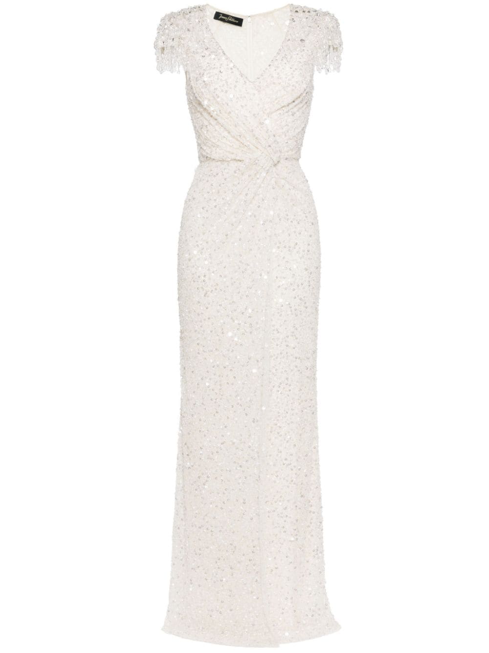 Jenny Packham Wonderful sequin-embellished gown - Neutrals von Jenny Packham