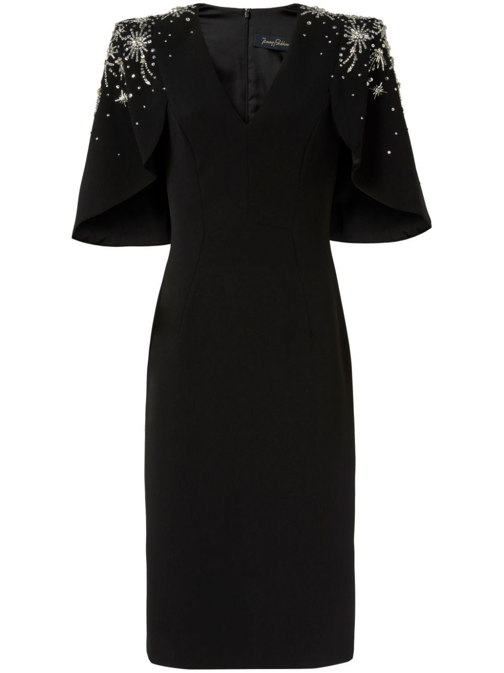 Jenny Packham Zeya sequin-embellished midi dress - Black von Jenny Packham