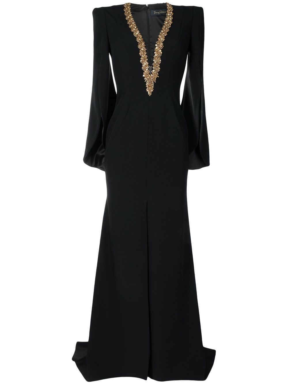 Jenny Packham long-length evening dress - Black von Jenny Packham