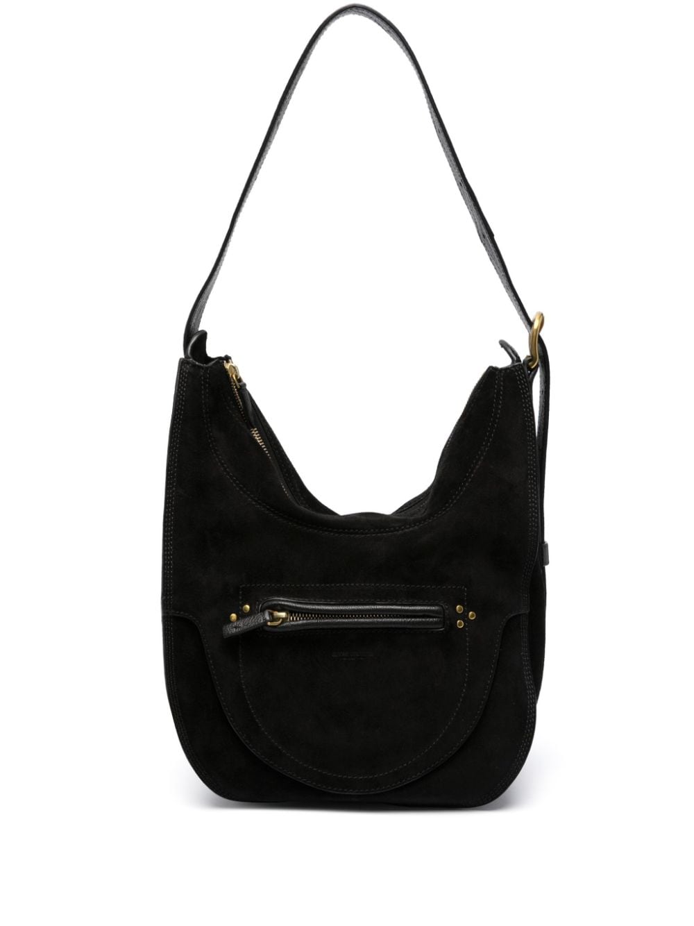 Jérôme Dreyfuss Dino suede shoulder bag - Black von Jérôme Dreyfuss