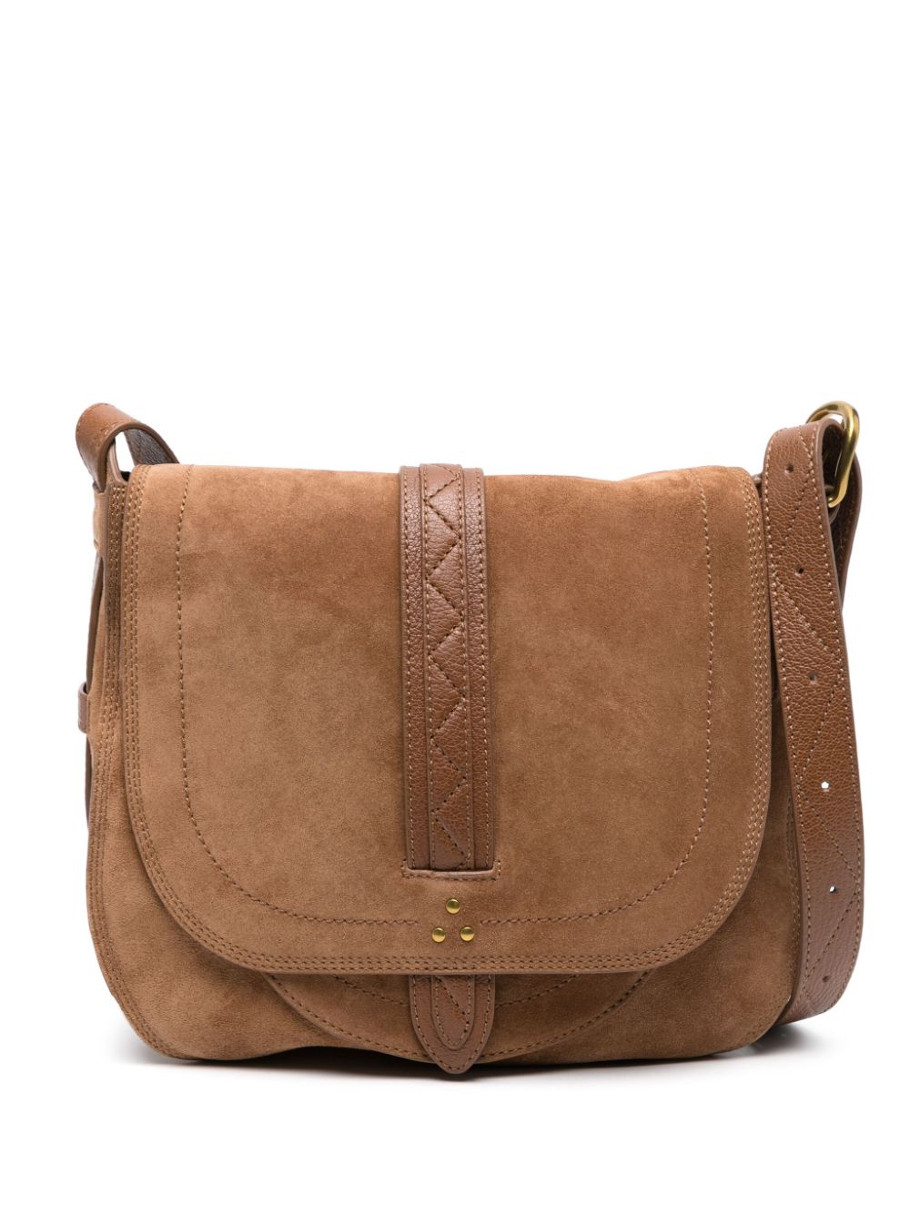 Jérôme Dreyfuss Mario suede shoulder bag - Brown von Jérôme Dreyfuss