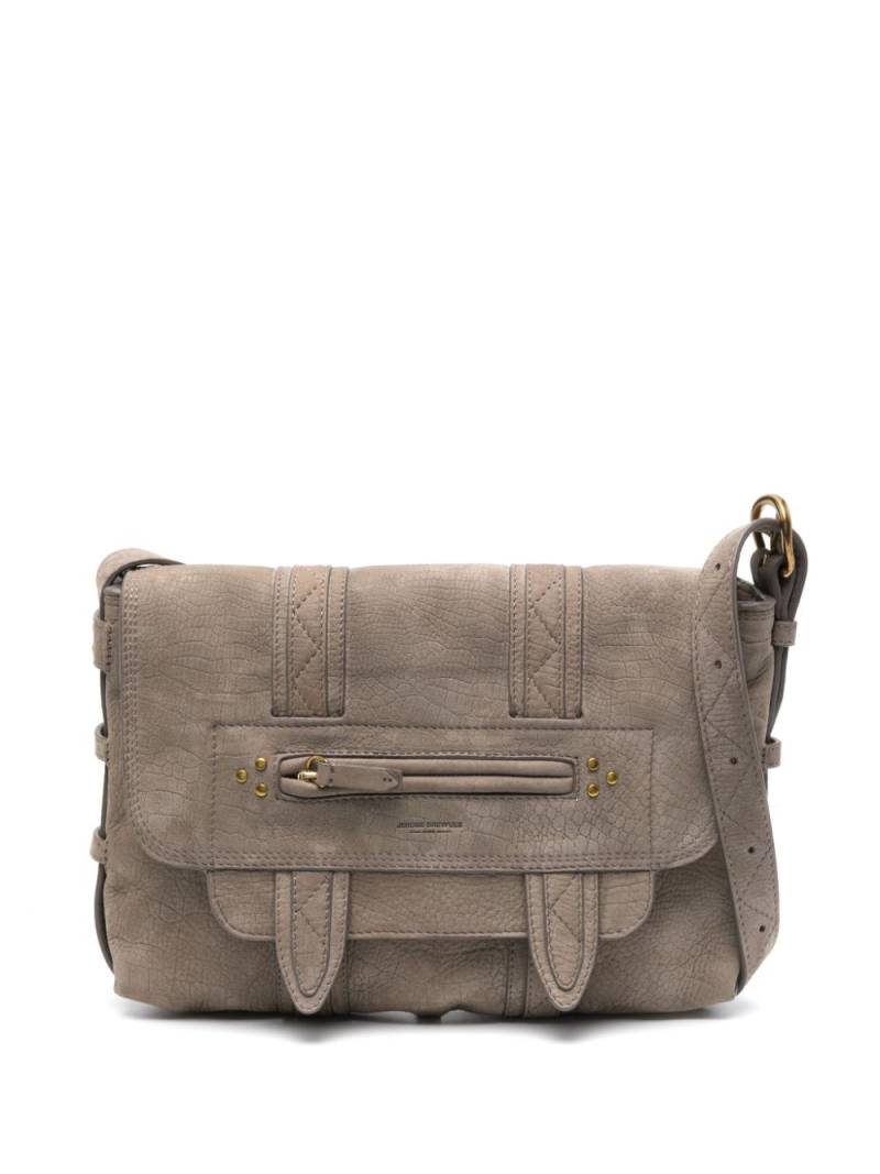 Jérôme Dreyfuss croc-embossed shoulder bag - Neutrals von Jérôme Dreyfuss