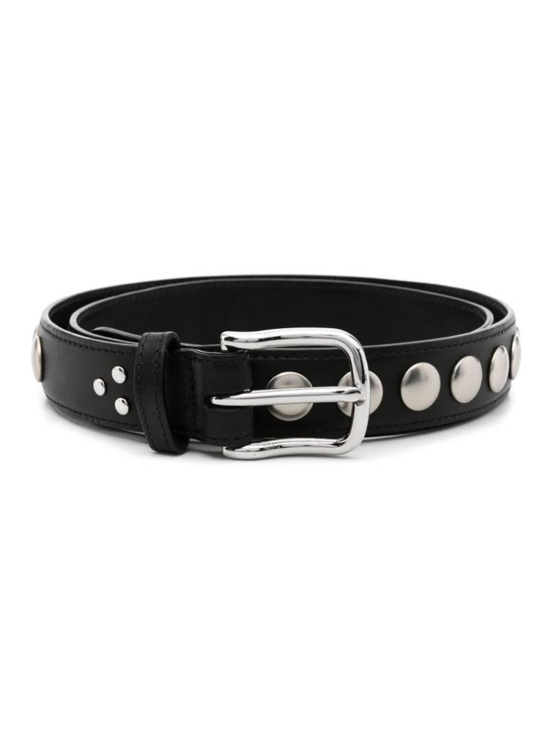 Jérôme Dreyfuss studded leather belt - Black von Jérôme Dreyfuss